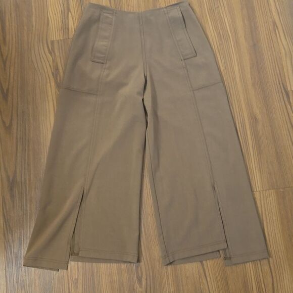 Sympli The Beat Crop Wide Leg Split Pants - Picture 2 of 13